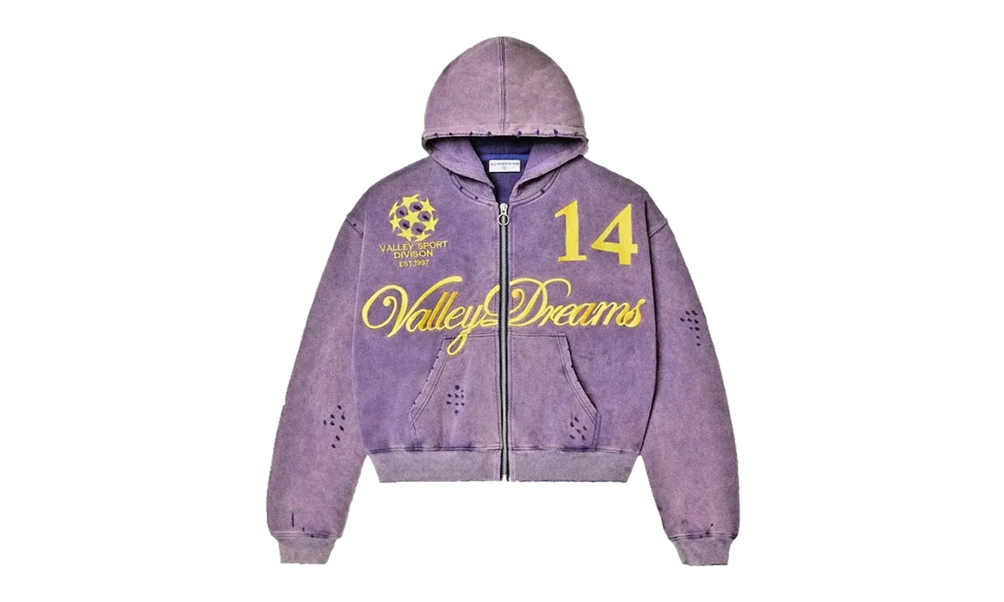 HOODIE ZIP-UP 14 "PURPLE" 9XA5NRVQ