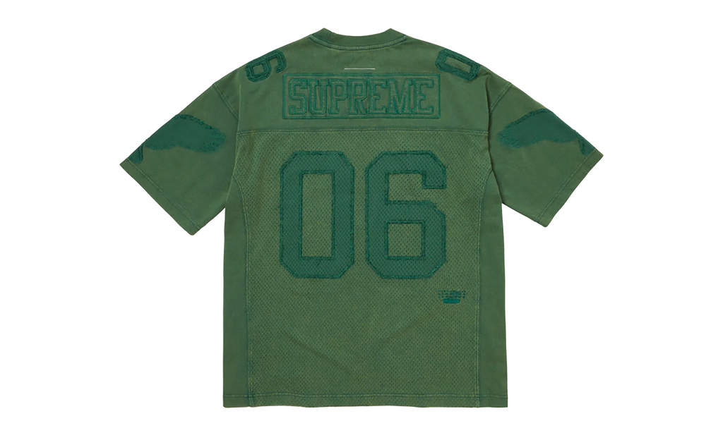 MM6 Maison Margiela Cotton Football Jersey "SS26 - Green" SU27176