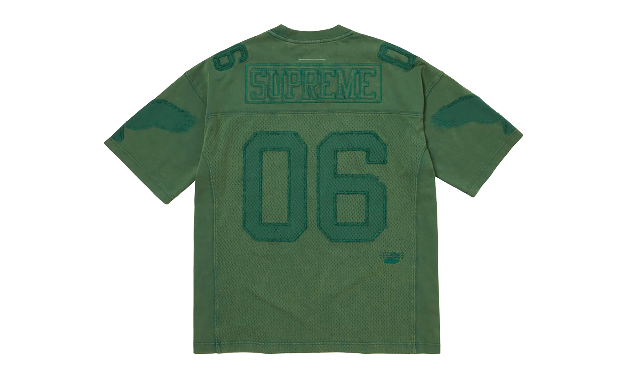 MM6 Maison Margiela Cotton Football Jersey "SS26 - Green" SU27176