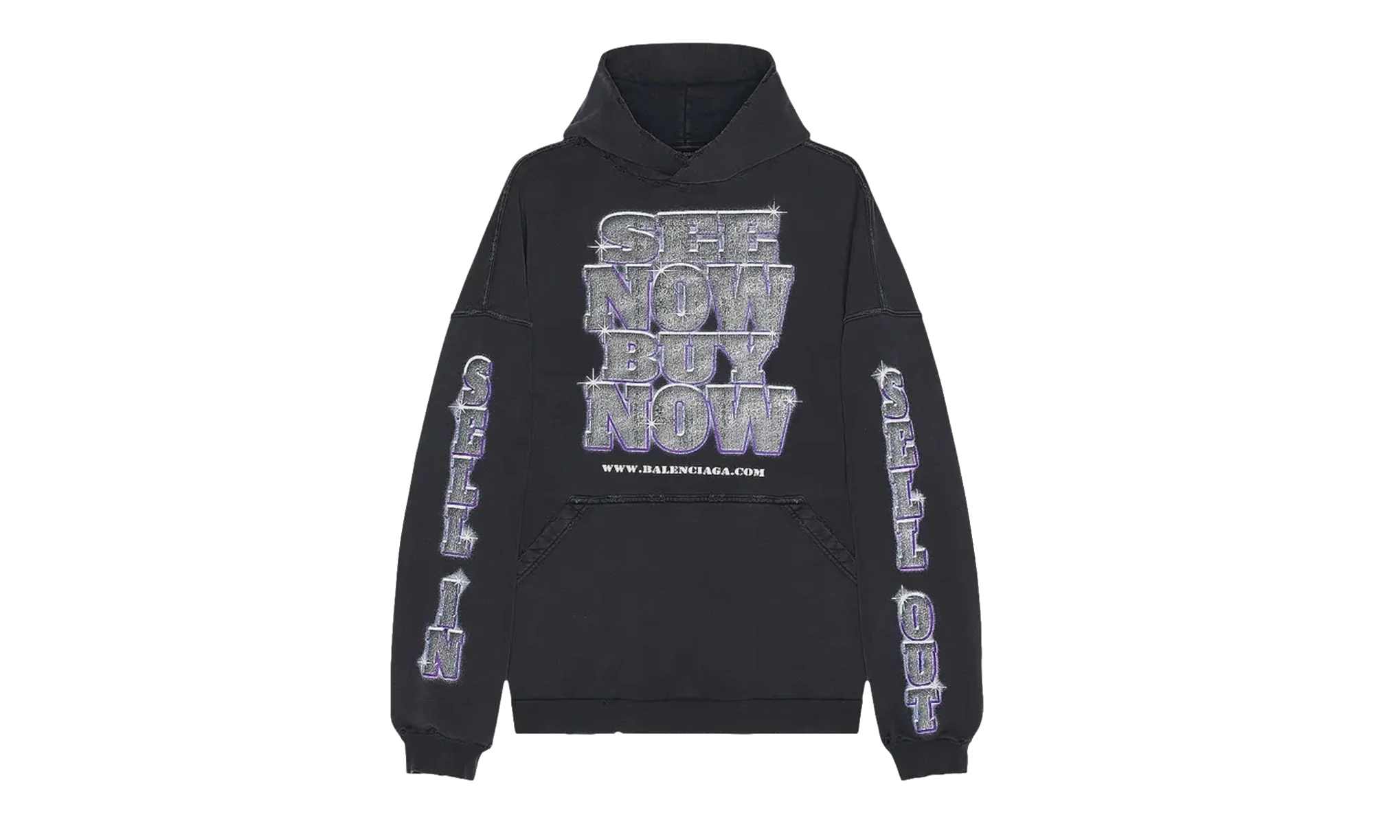 See Now Buy Now Logo Hoodie "Black" 739024 TQVE7 1083