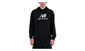 Sport Essentials Fleece Logo Hoodie "Black / White" MT41505BK
