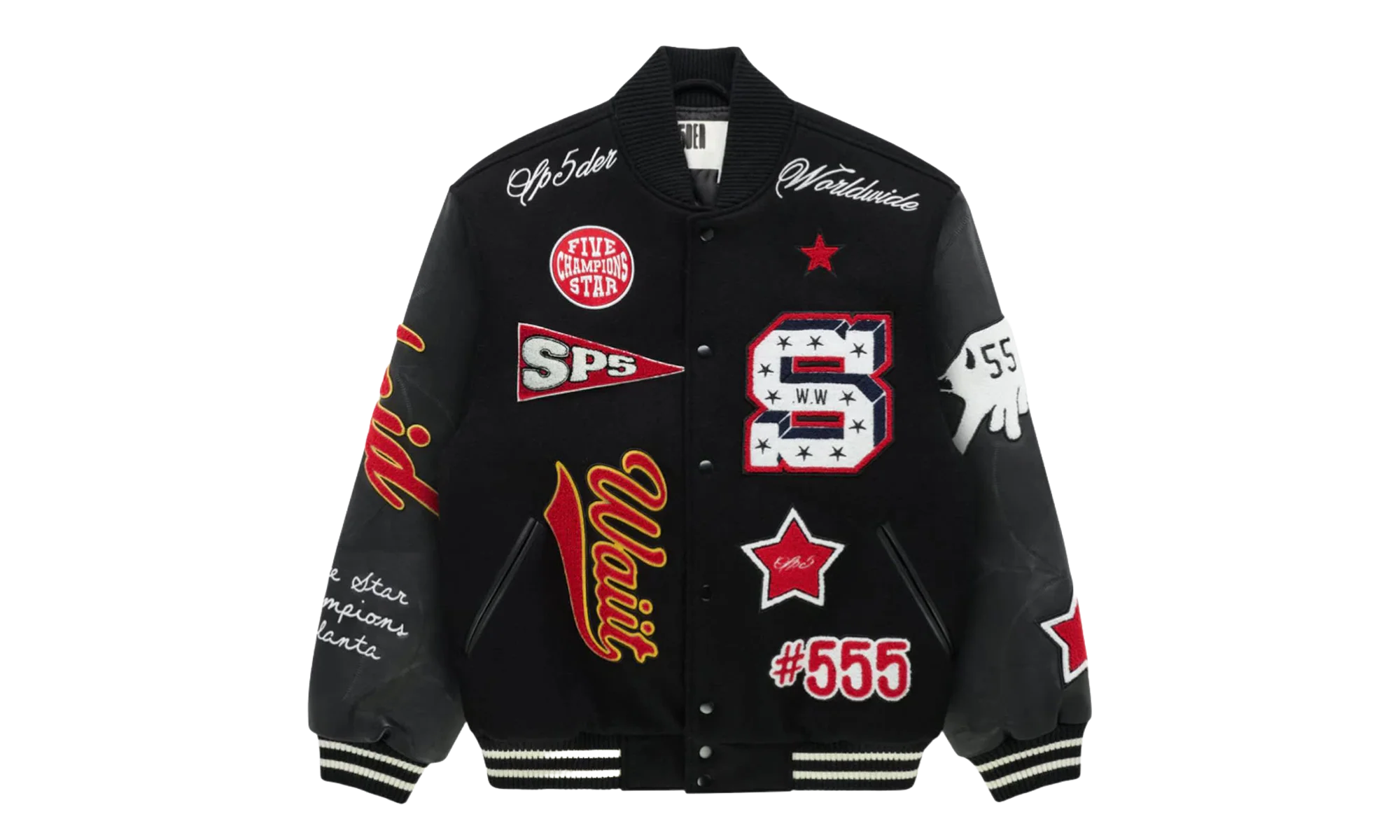 District V Varsity Jacket "Black" SP5der371