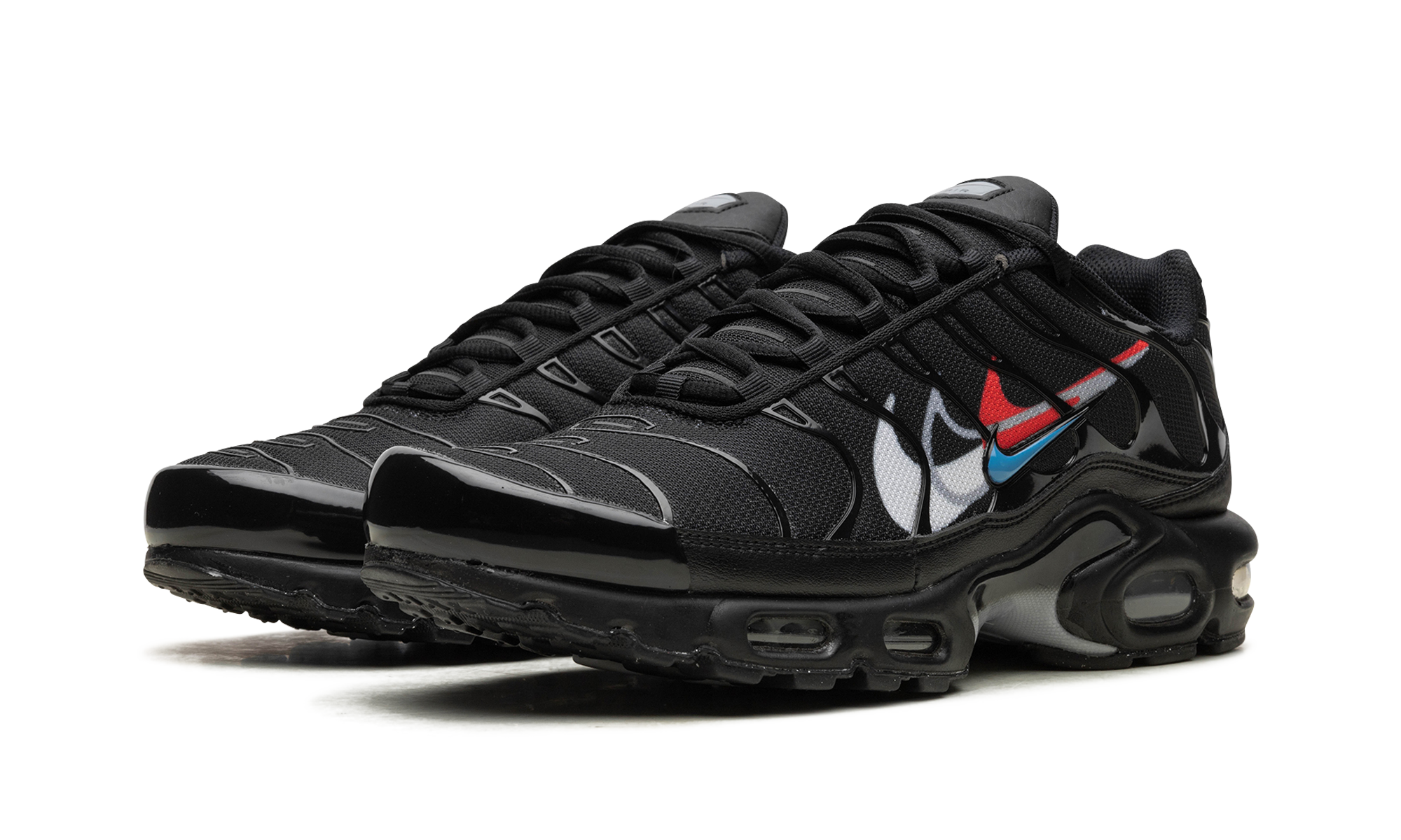 Air Max Plus "Multi Swoosh Black Bright Crimson" FJ4224 001