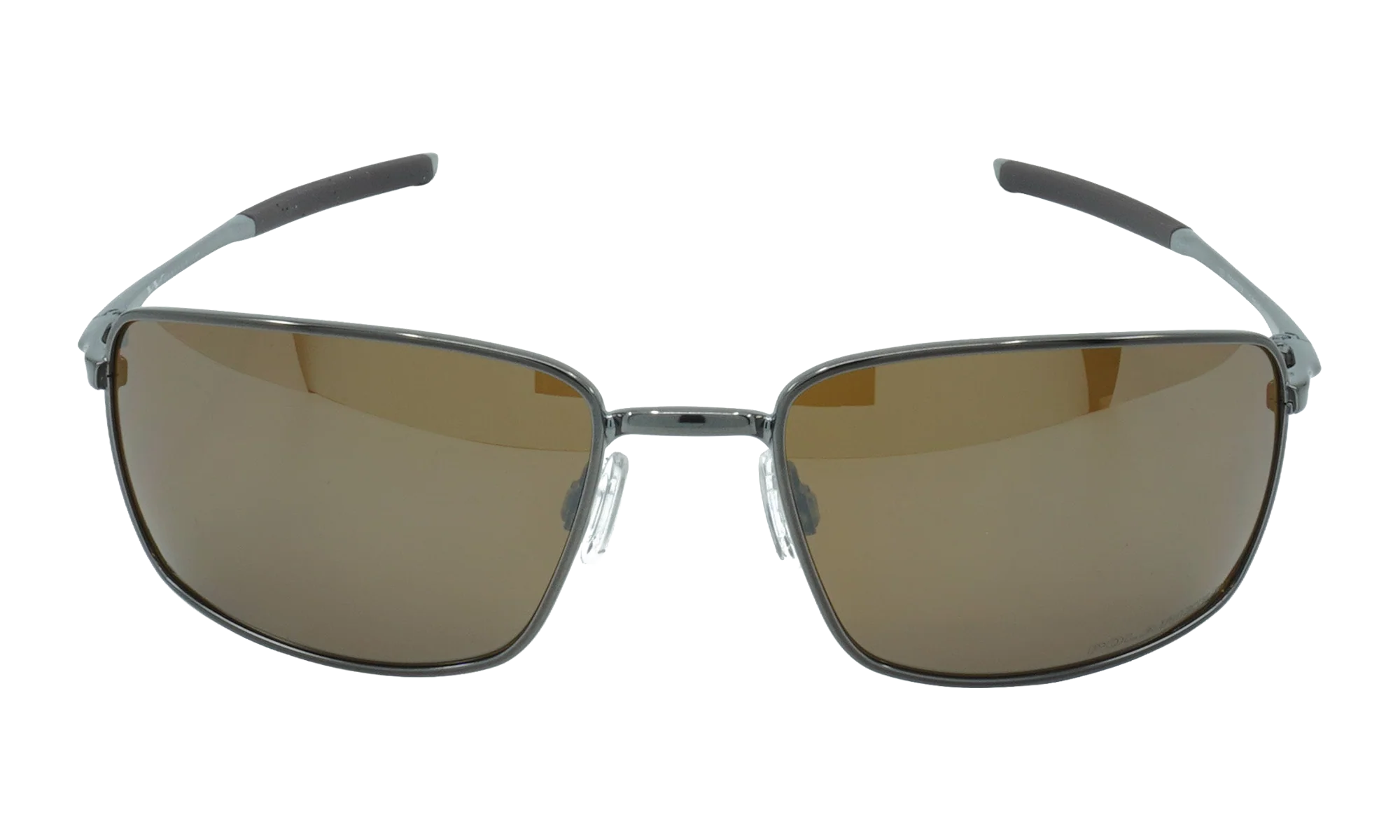 Square Wire Polarized Sunglasses "Gunmetal / Tungsten Iridium" OO4075 06