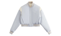 Landry Varsity Cropped Bomber "Pastel Blue" khw010187 431