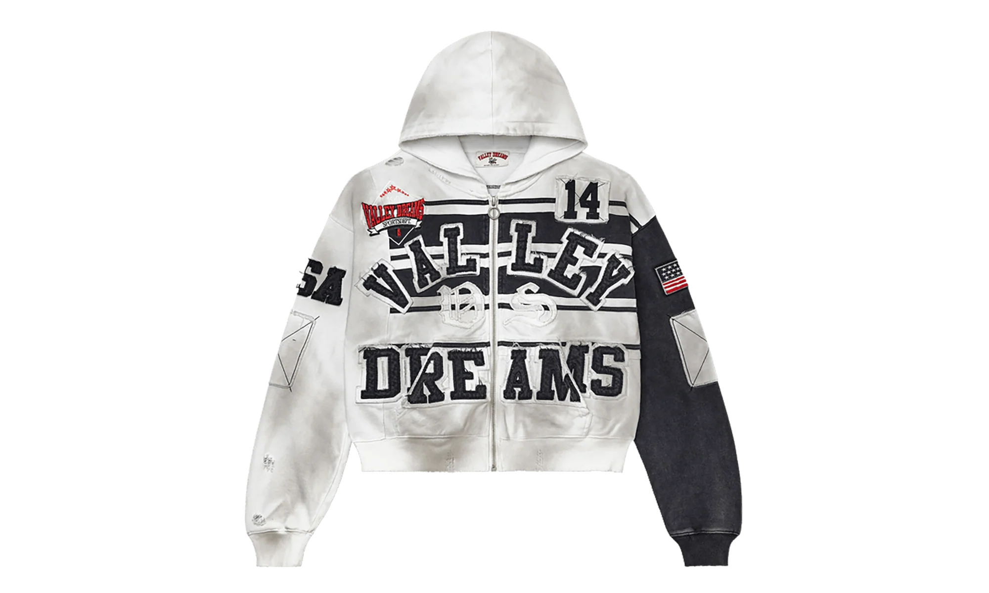 Collage Zip Up "Mono" 11451 10004VFCZUM MONO