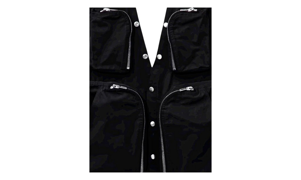 Hollywood Woven Cargo Vest "Black" RU01 E5767 SG 09