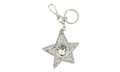 Rhinestone Star Glitter Keyring "Silver" S35UA0176P3508H7730