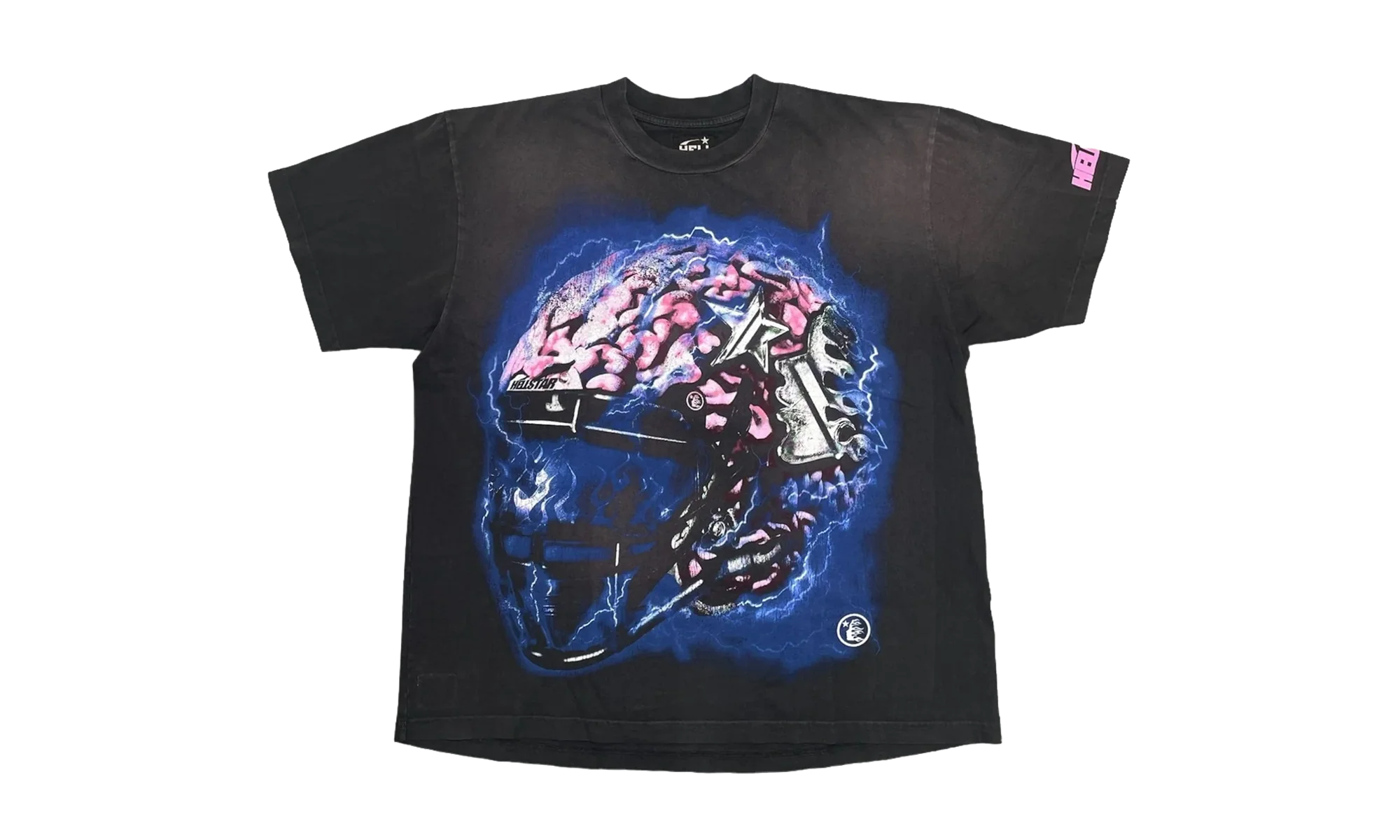 Studios Brain Helmet Short Sleeve T-Shirt "Black" HSR119