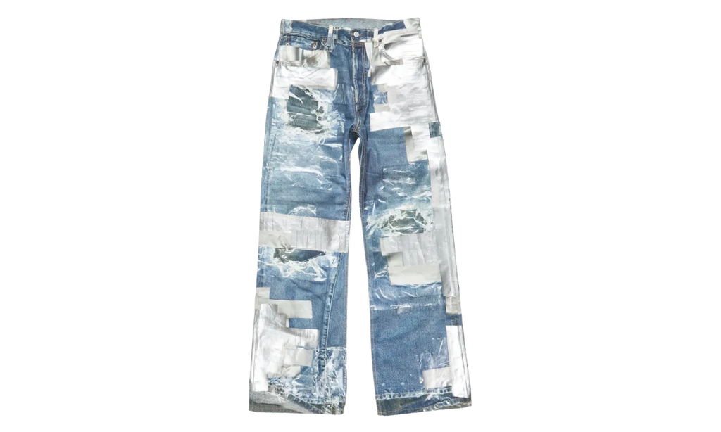 Printed Tape Jeans "Blue" BK0756AUZ