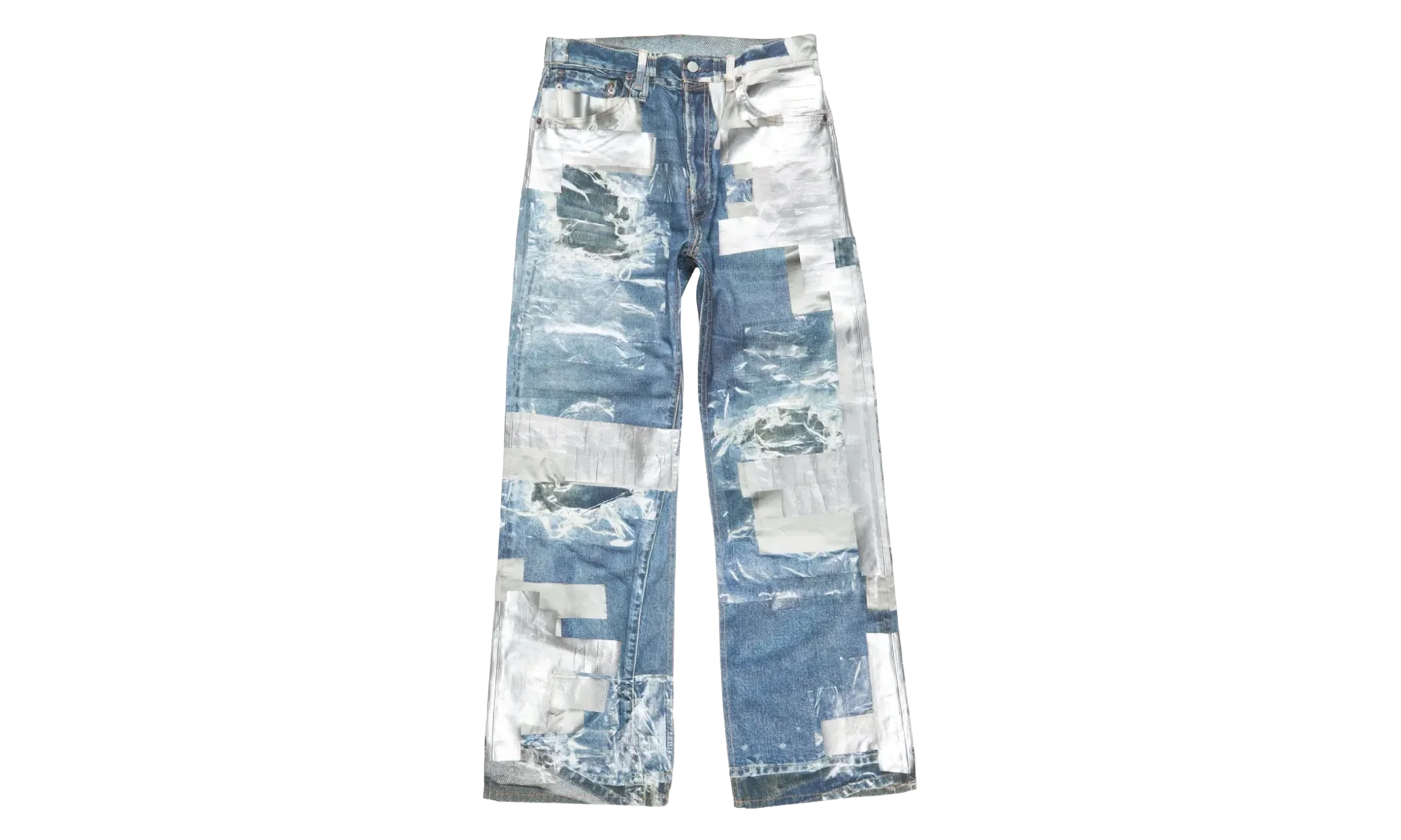 Printed Tape Jeans "Blue" BK0756AUZ