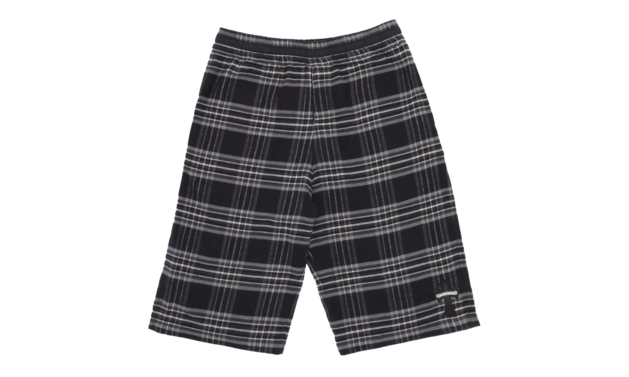 After School Flannel Shorts Cross Patch "Black" CHRM1087
