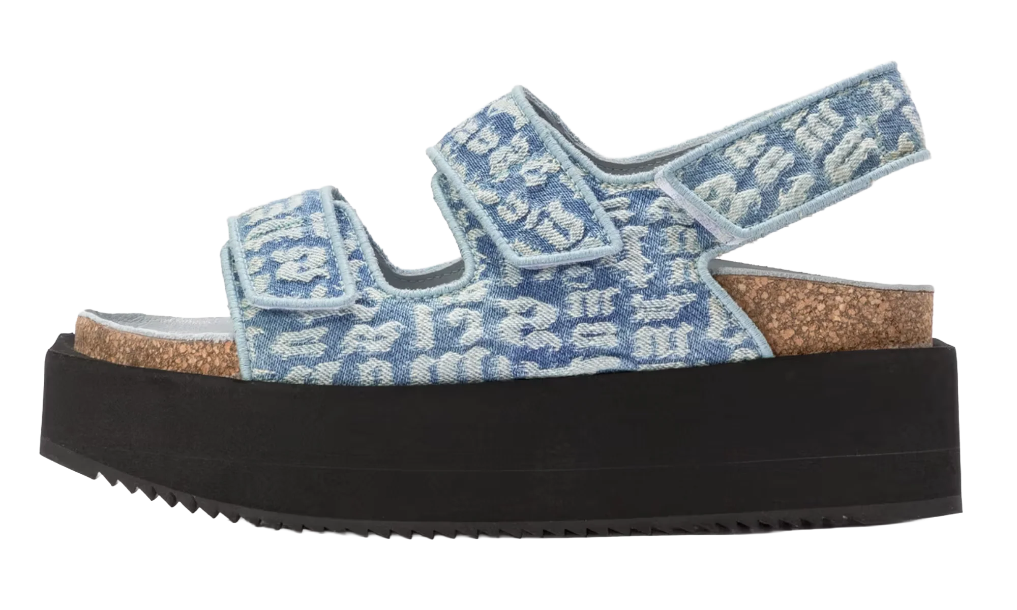 Platform Birk Sandals WMNS "Denim" PWIH005S22LEA0028400