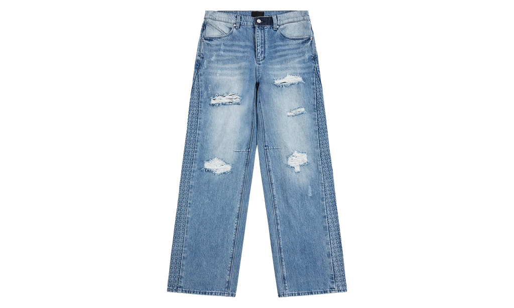 Zed Straight Leg Jeans "Glacier Blue 3D Cross" MEXOD1249 J2118GBDCS