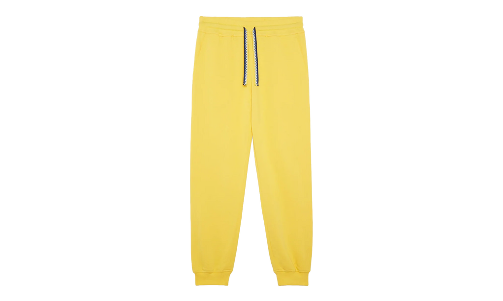 KNIT JOGGERS WITH DRAWSTRING "Yellow" RM TR0041 J209 H22 814