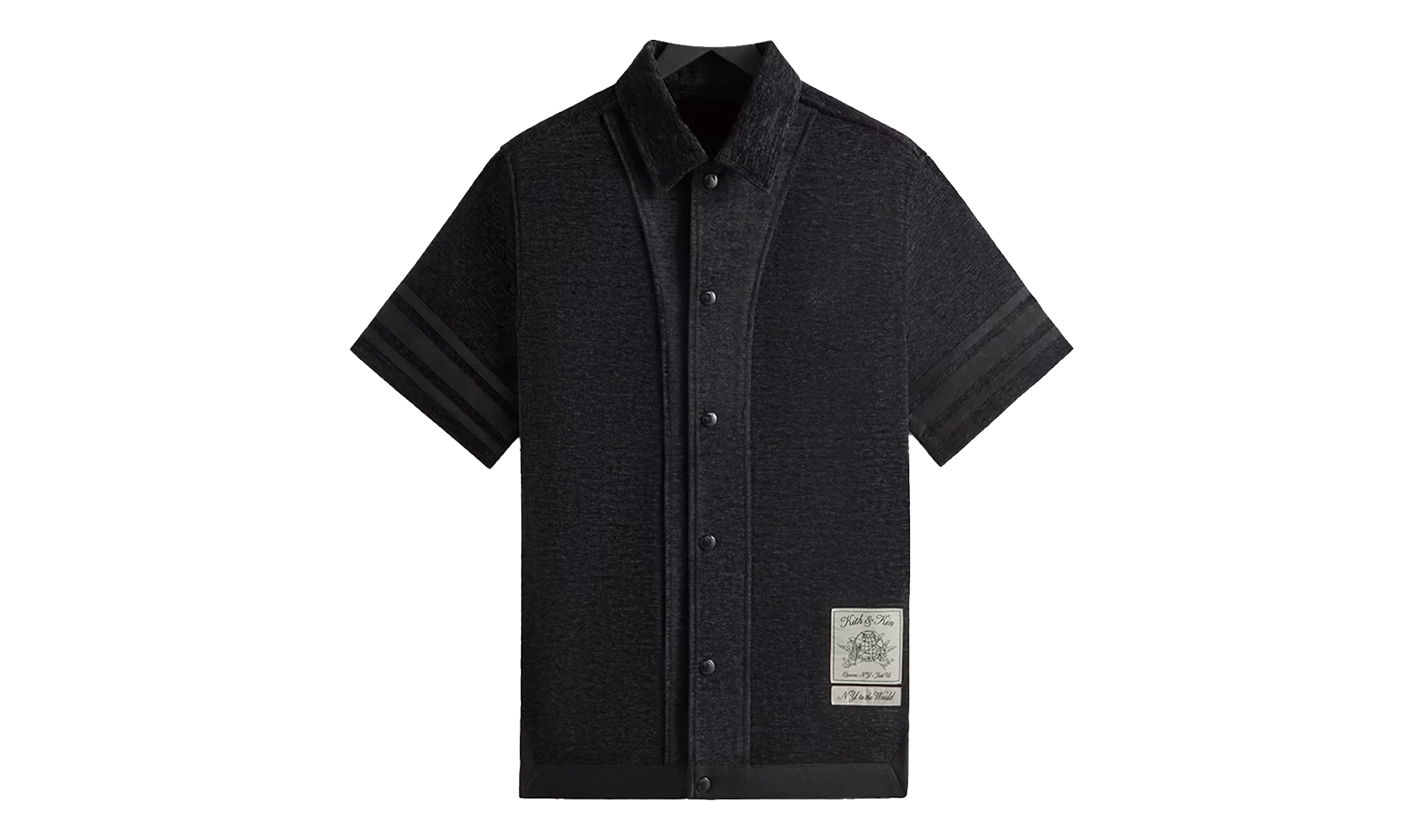 Chenille Woodpoint Shirt "Black" KHM032695 001