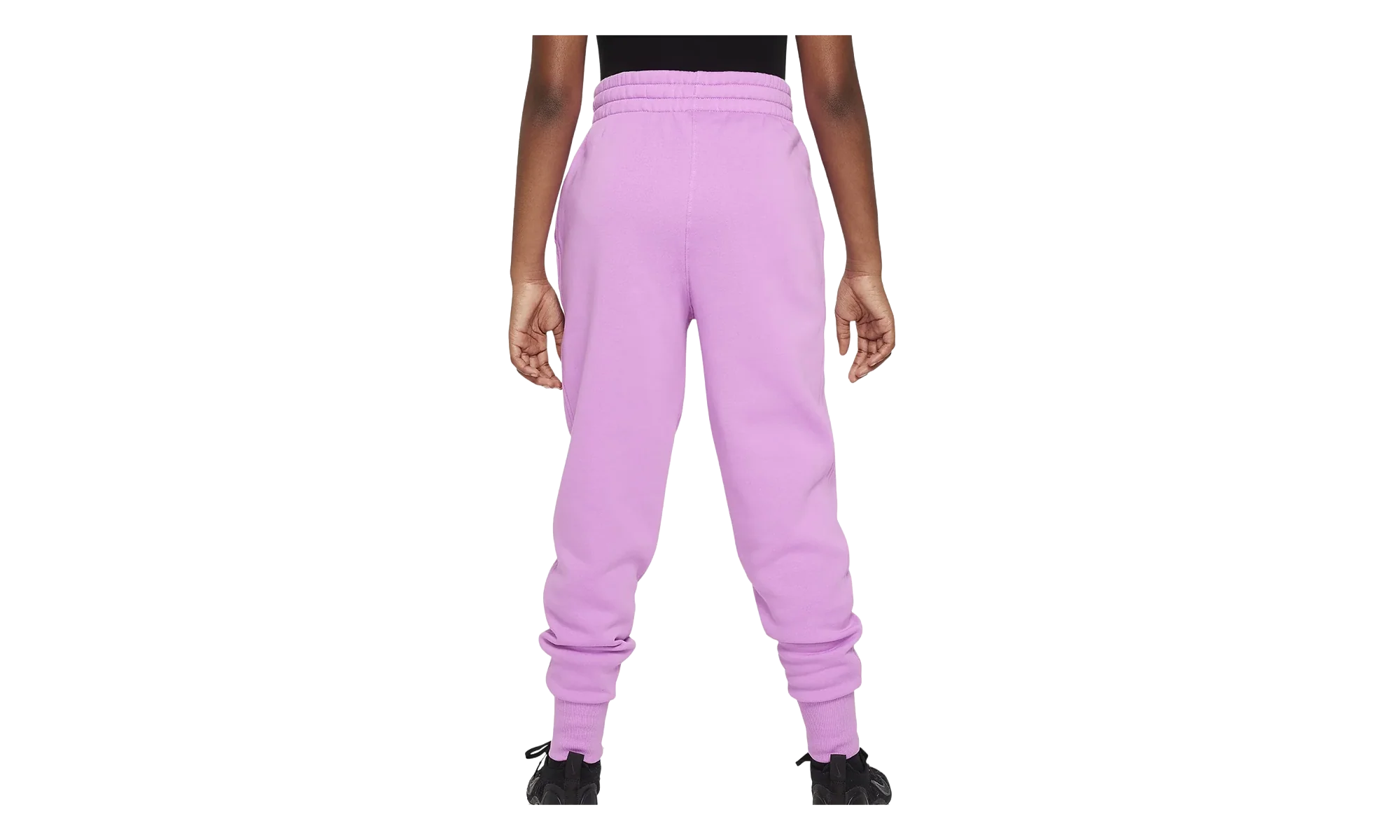 Sportswear Club Fleece Girls' High-waisted Fitted Pants GS "Rush Fuchsia / Rush Fuchsia / White" FD2921 532