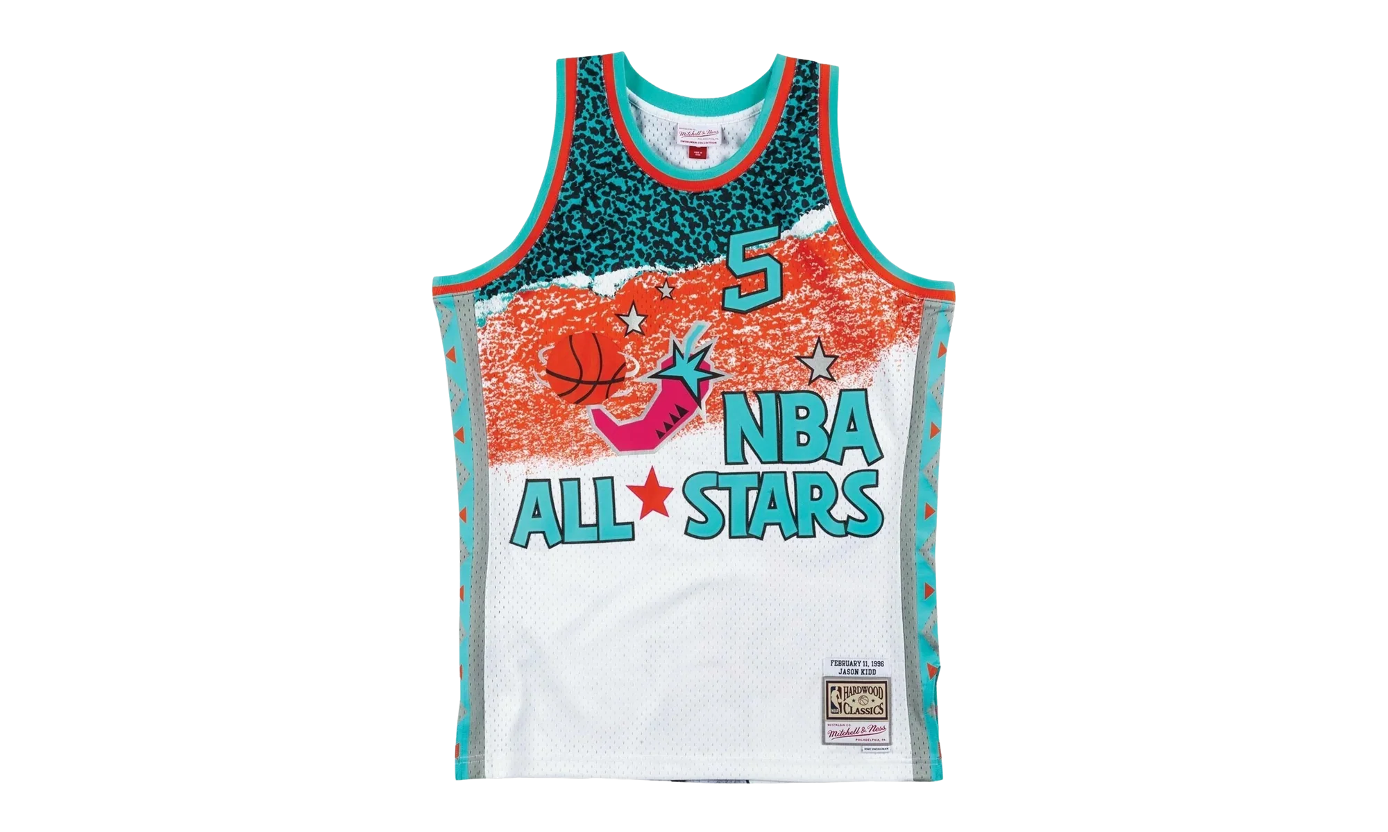 NBA Sublimated Jason Kidd Swingman Jersey "1996 All Star West - White" SMJYNG18436 ASWWHIT96JKI