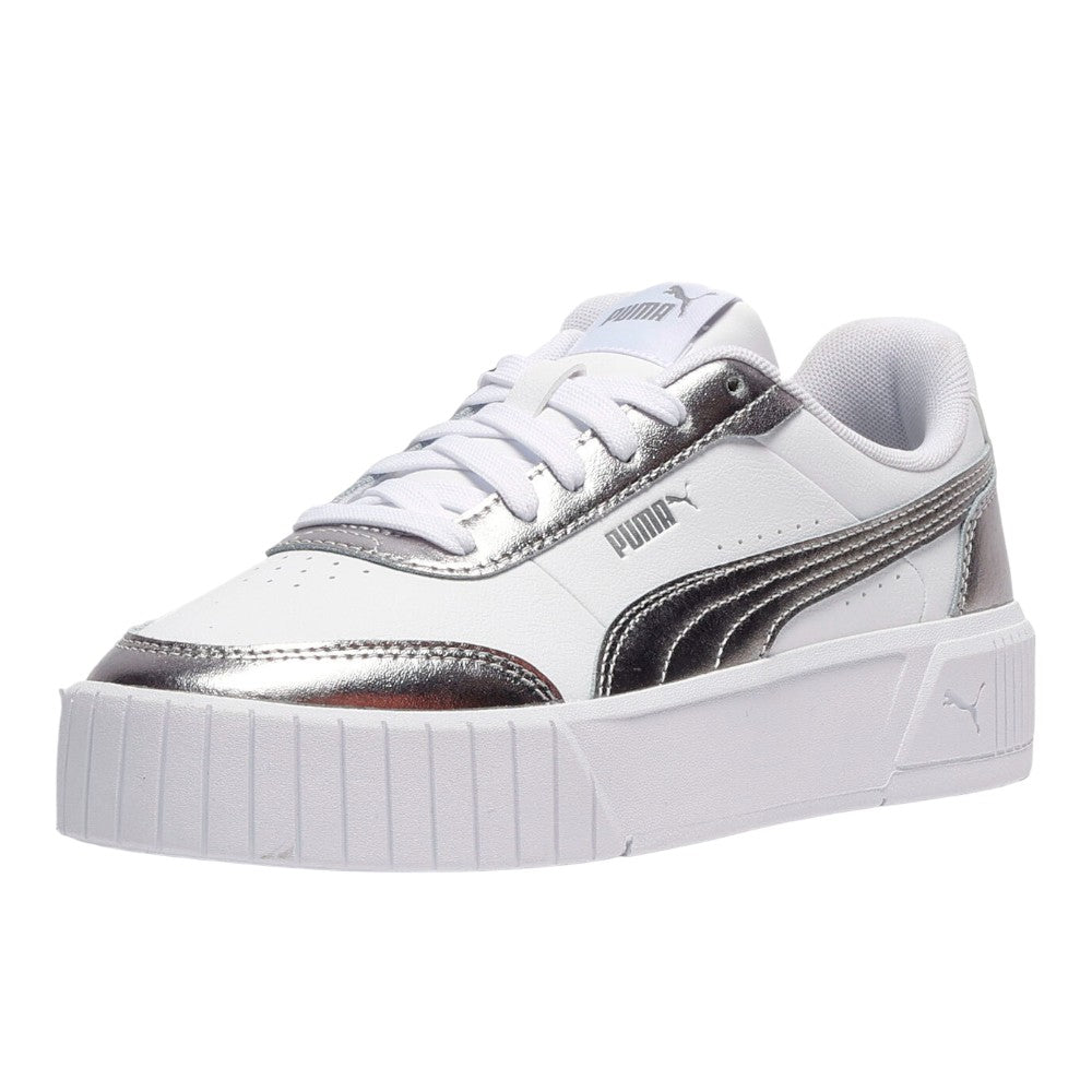 Carina Mia Metallic Lace Up Sneakers
