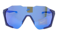 Charged Shield Sunglasses "Matte Blue Void / Blue Mirror" IB3518X 492