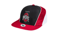 NCAA Freethrow Snapback Cap "Ohio State Buckeyes - Black / Red" HHSS1097 OSTYYPPPBKRD