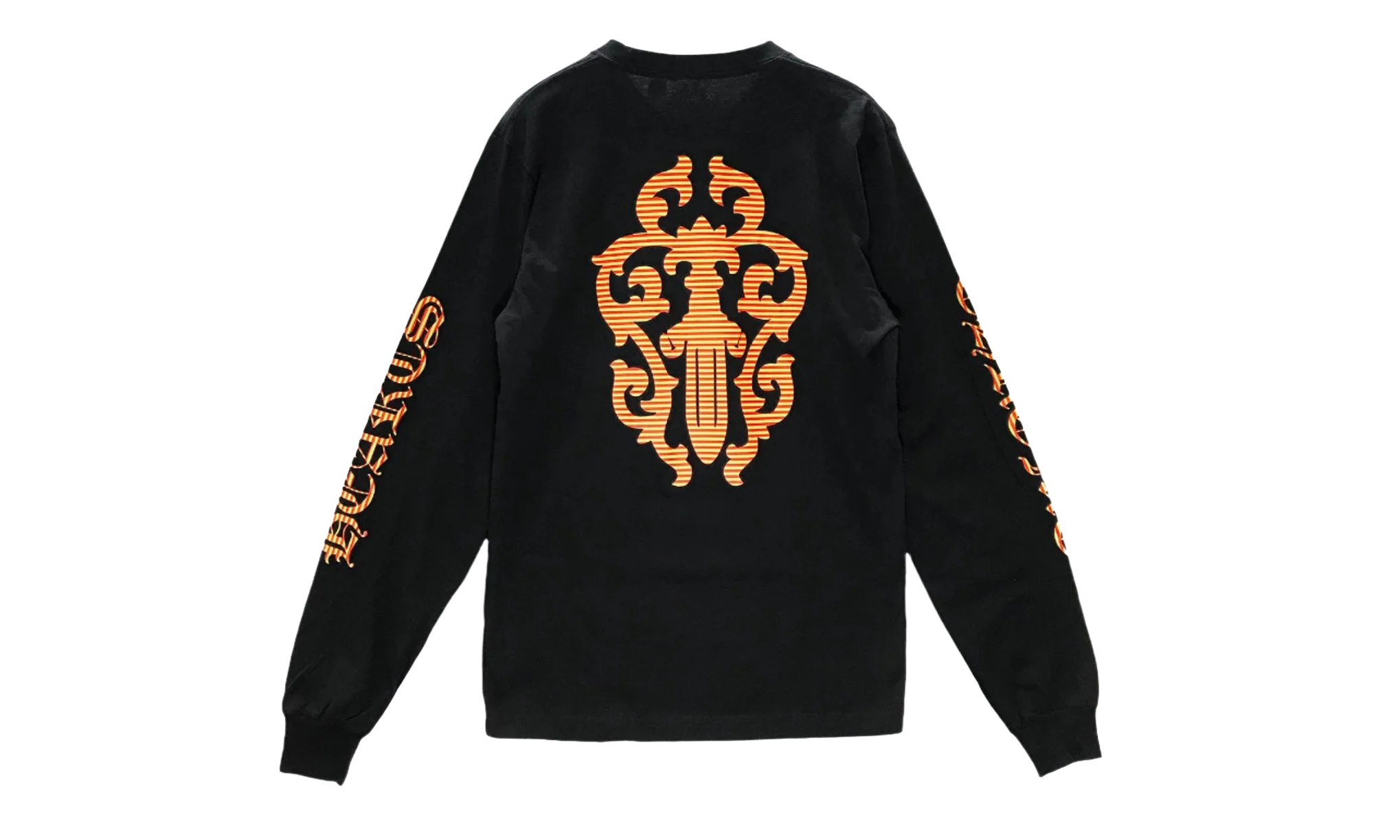 Yellow Dagger Script Logo Long Sleeve "Black" CHRM0829