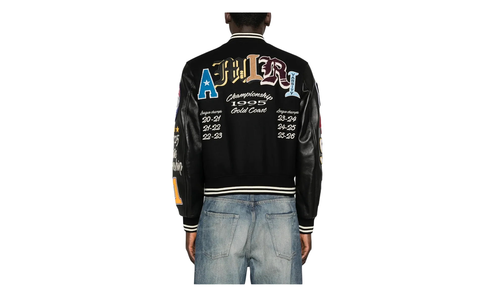 Varsity Patch Jacket "Black" AMOUJA1016 001