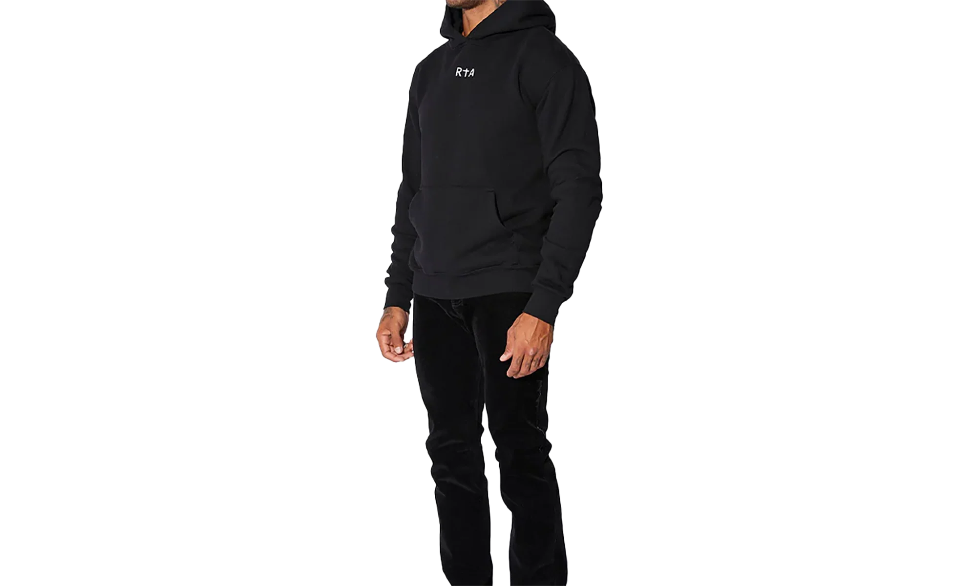NASH Pullover Hoodie "Black" MU23K622 T1787BKFSW