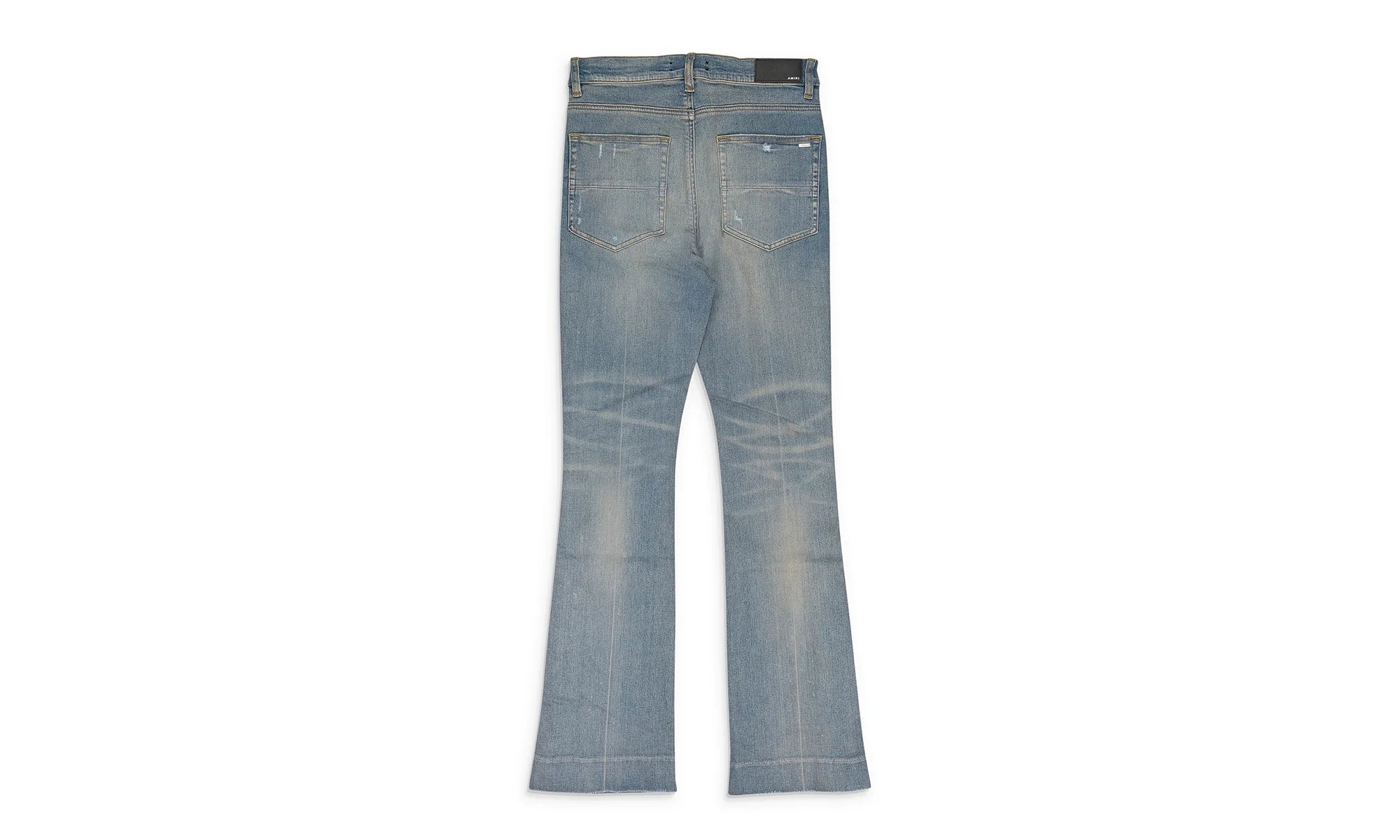 Broken Flare Skinny Jeans "Blue" PF22MDF092_CLAY_INDIGO