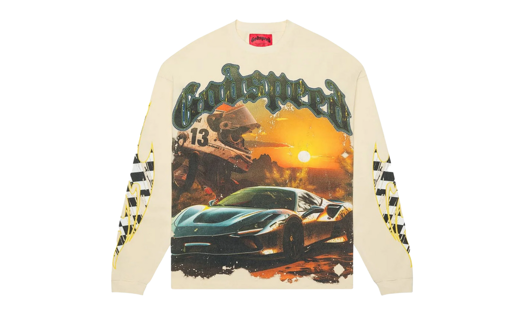 Sunset Drift Layered T-Shirt "Bone" JAT2H01K