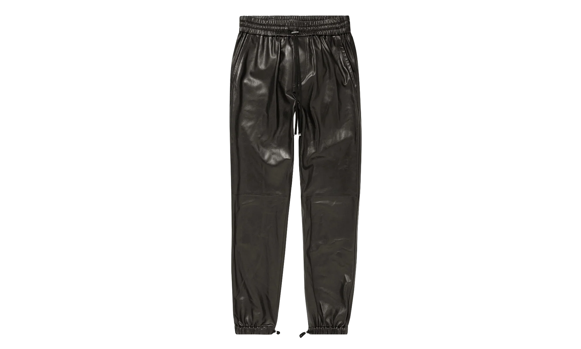 Leather Jogger Pants "Black" ALJPB