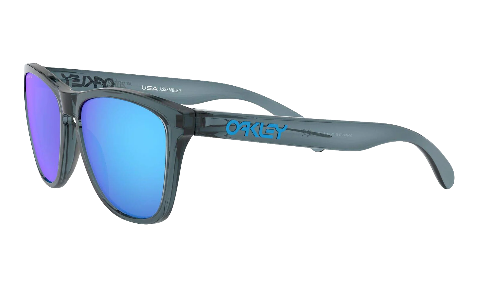 Frogskins Polarized Sunglasses "Crystal Black / PRIZM Sapphire Irid" OO9013 F6