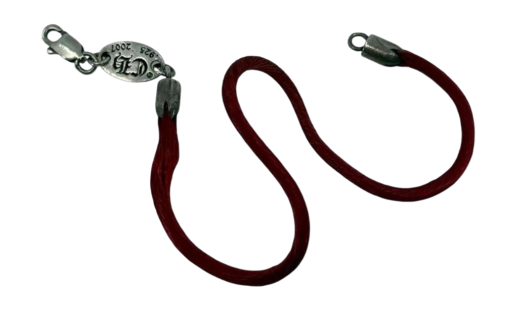 KZ Cassette Cross Stack Bracelet "Maroon" CHRM1166