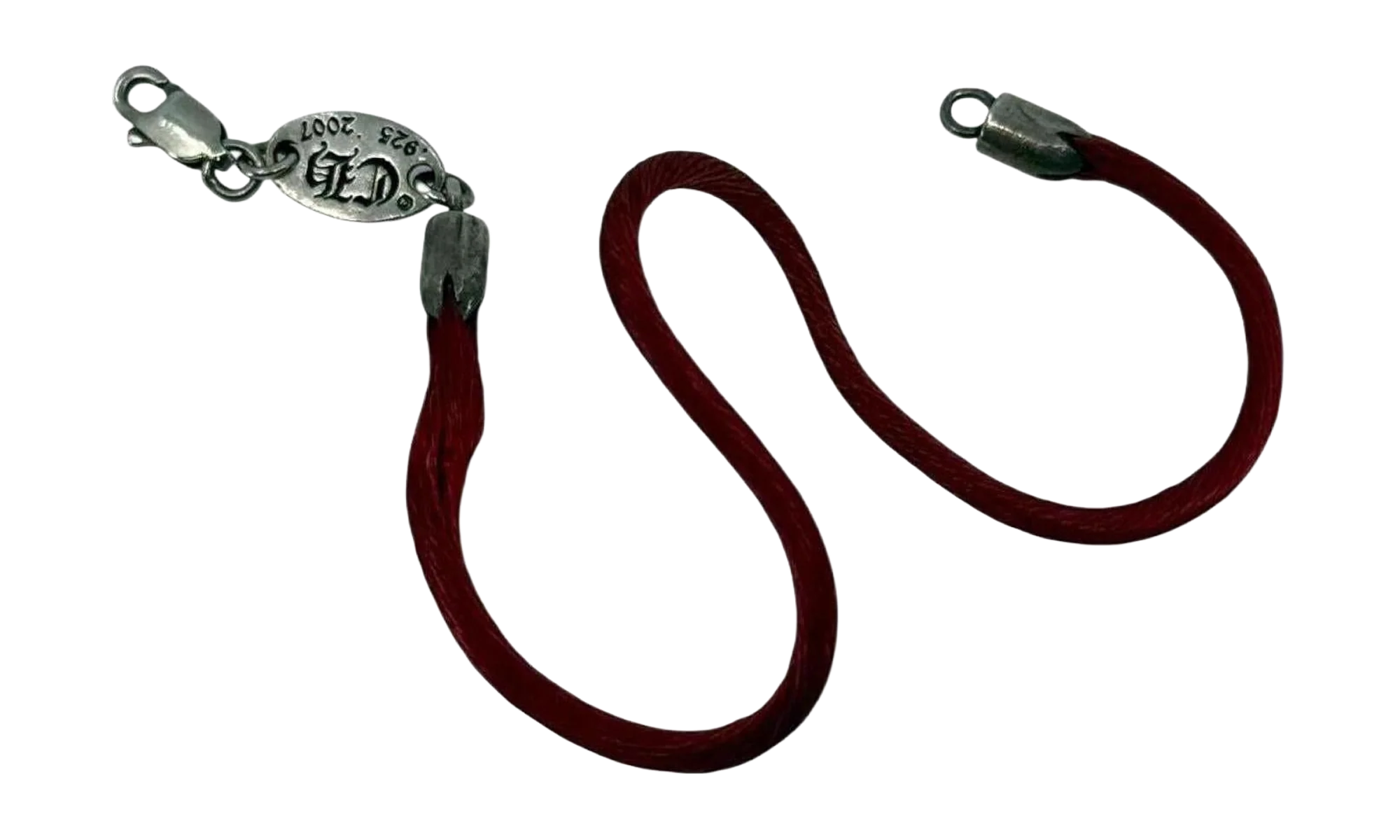 KZ Cassette Cross Stack Bracelet "Maroon" CHRM1166
