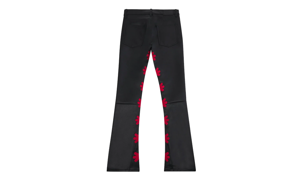 Leather Pant "Red / Black" LSLPBR