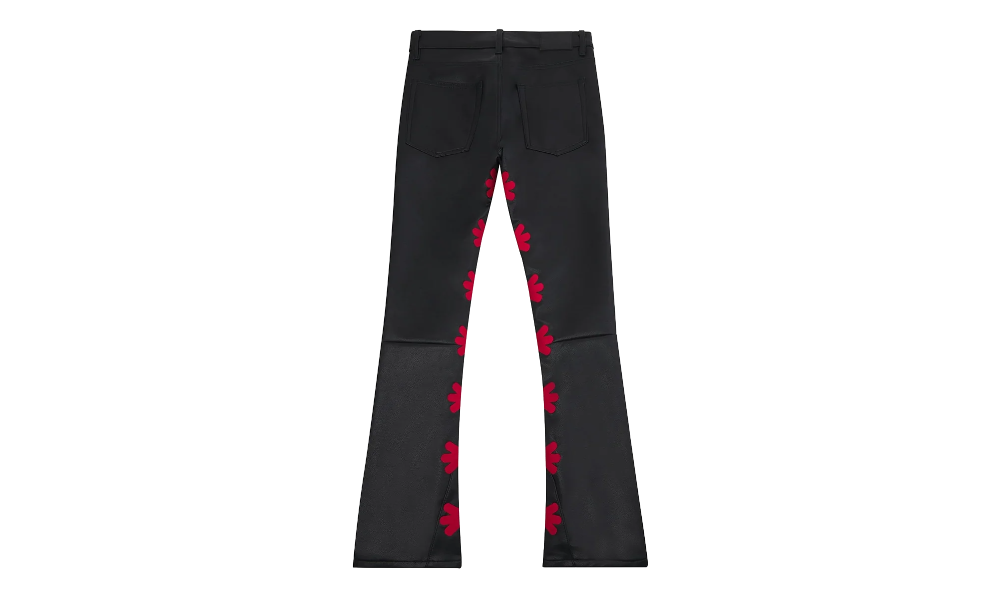 Leather Pant "Red / Black" LSLPBR