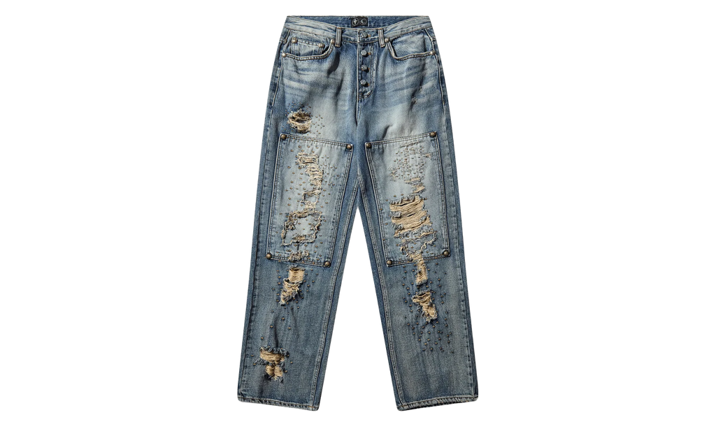 Vintage Double Knee Pants "Blue" TC25PT2801