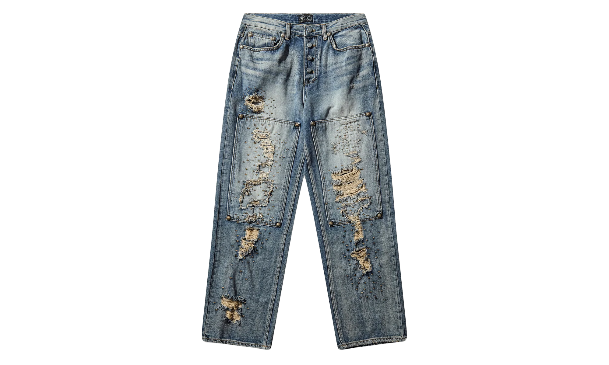 Vintage Double Knee Pants "Blue" TC25PT2801