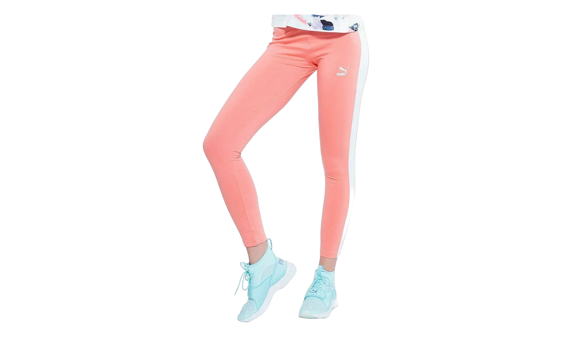 Classics Logo T7 Leggings WMNS "Pink" 575075 60