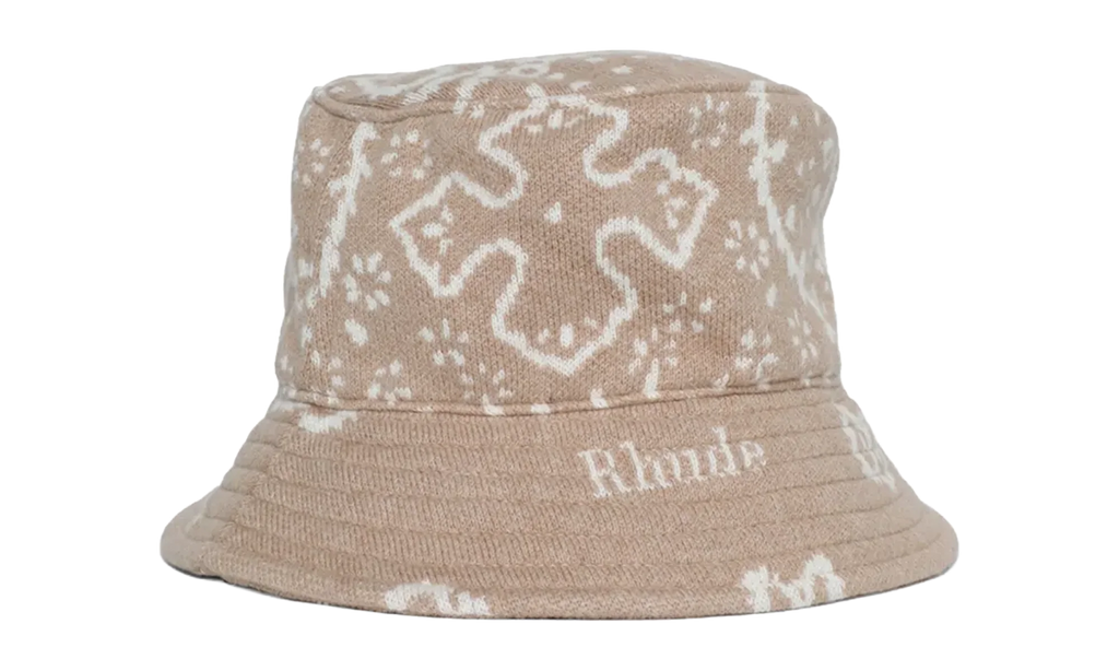 Intarsia Bucket Hat "Tan / Cream" RHPS24HA04973517 TCM