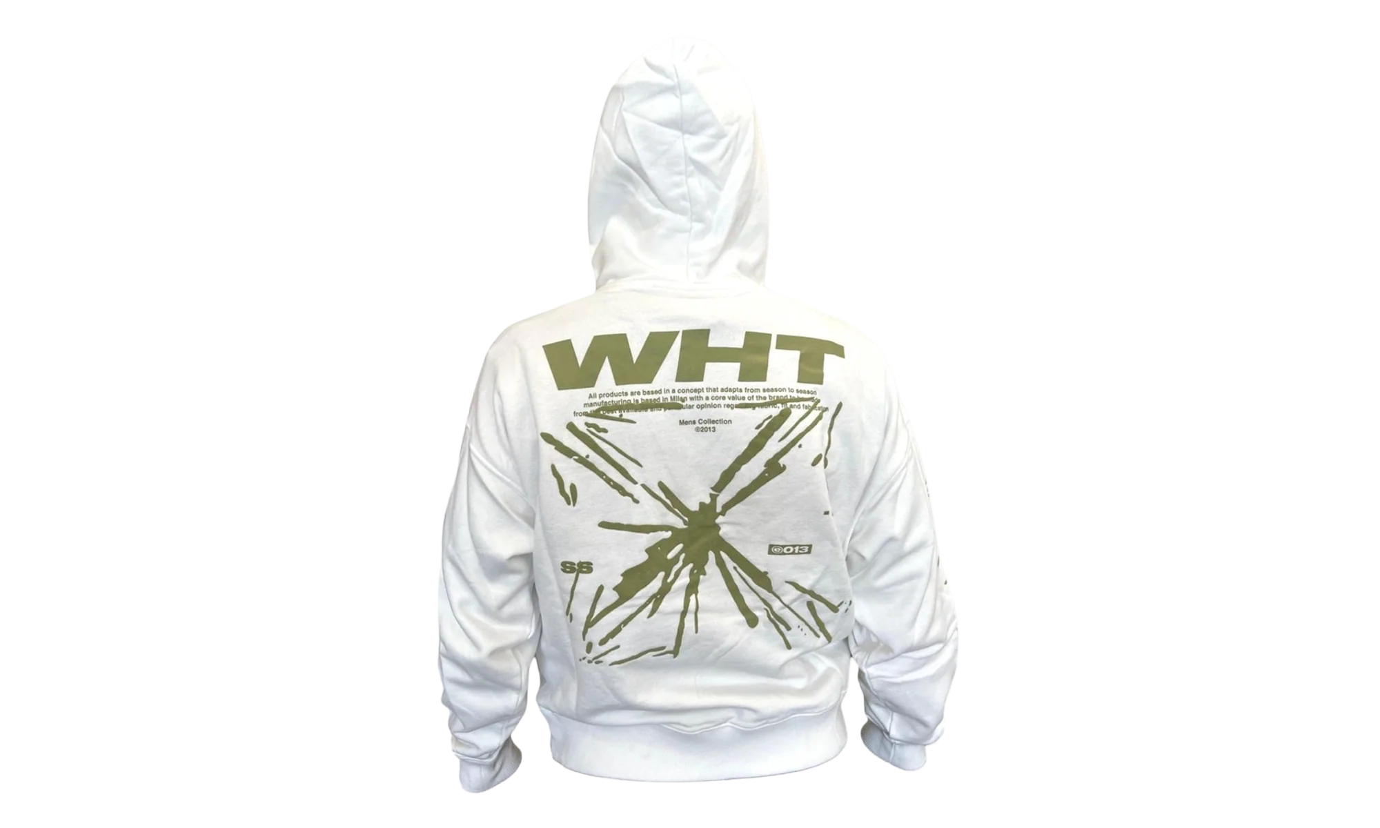 Splash Arrow Skate Hoodie "White" OMBB085S23FLE0020117