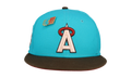59FIFTY California Angels 1989 All Star Game Fitted Hat "Nitro Teal / Brown" 123451291272