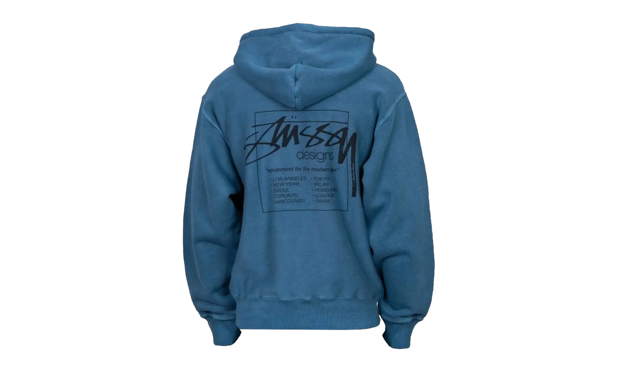 Modern Age Pig Dyed Zip Hoodie "NAVY" 1975079 NAVY