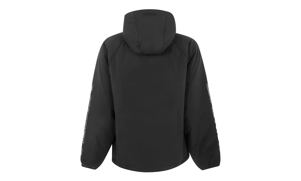 Nylon Half Zip Anorak "Vintage Black" 202HO258241F