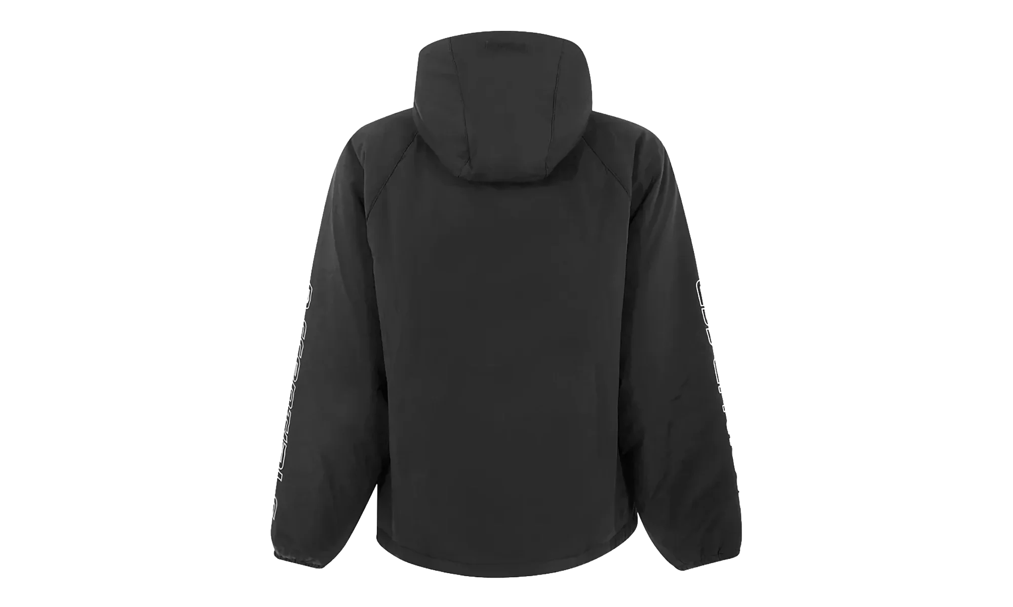 Nylon Half Zip Anorak "Vintage Black" 202HO258241F