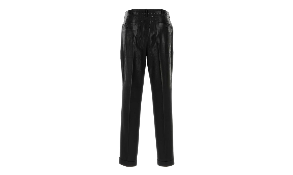 Coated Pleated Trousers "Black" S50KA0702M35745900