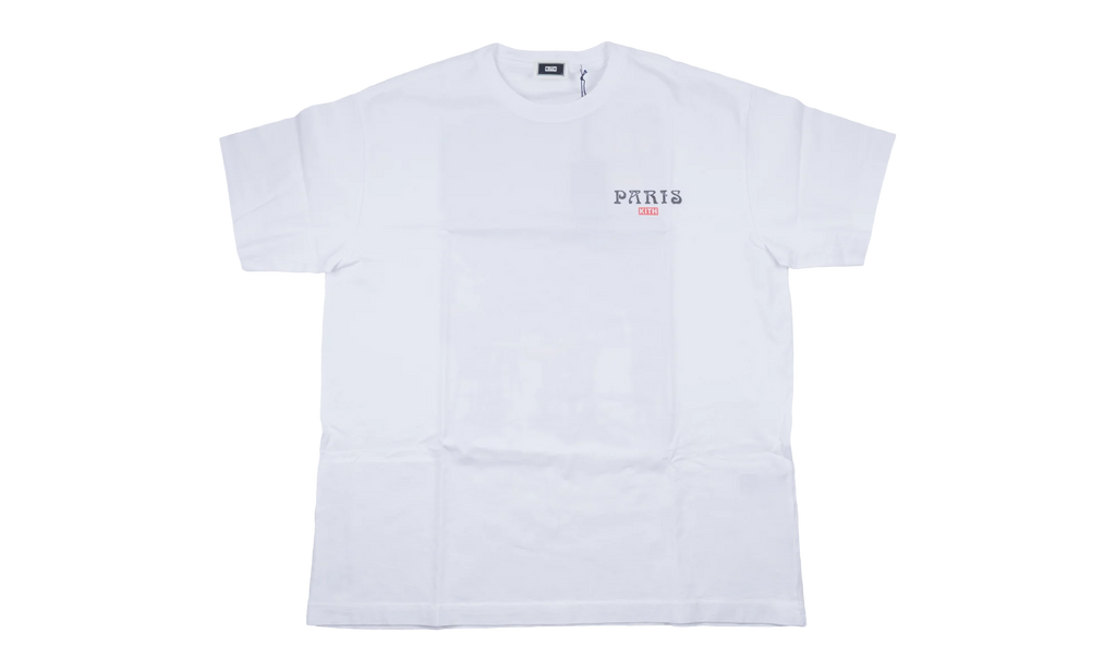 Paris Eiffel Cafe Logo Tee "White" KHM034690 101