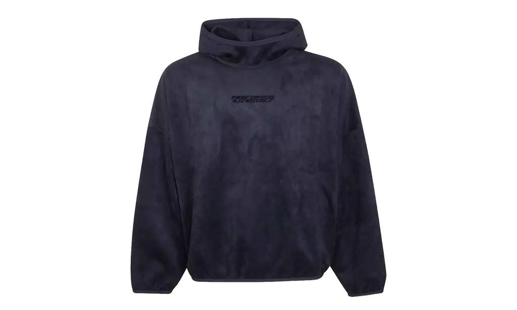 Suede Fleece Modern Hoodie "Vintage Black" 192HO256941F