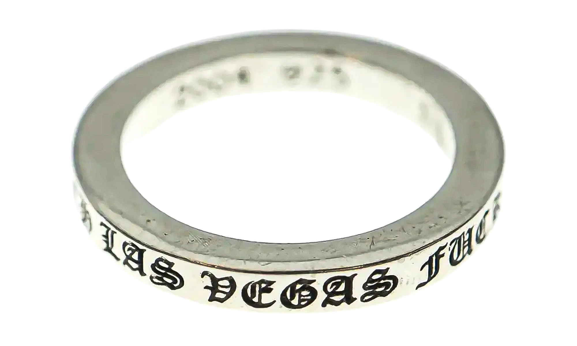 Las Vegas Fuck You Ring "Silver" CHRM0966