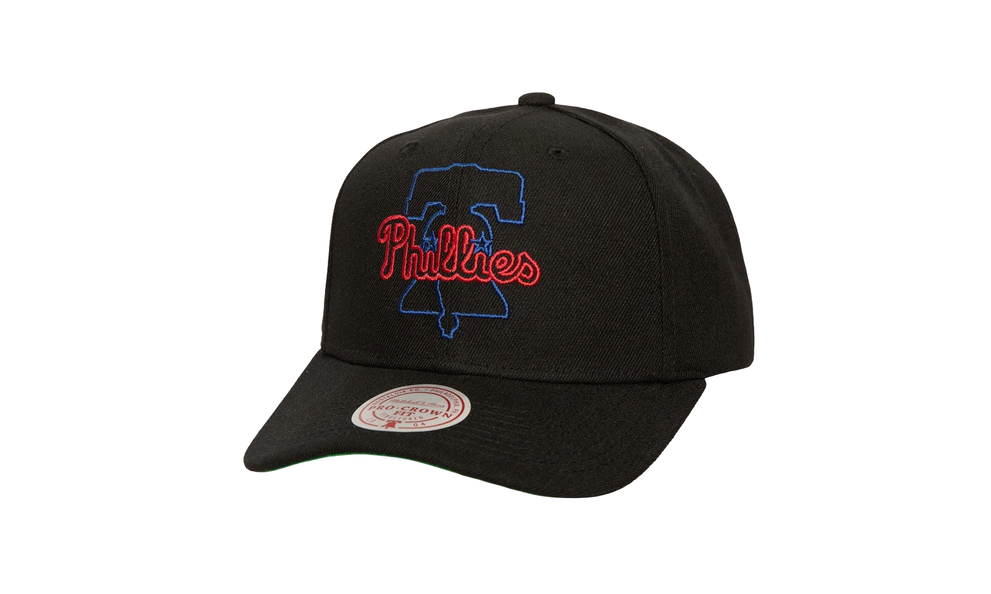 MLB Neon Logo Pro Snapback Cap "Philadelphia Phillies - Black" HP9575 PPHBLCK